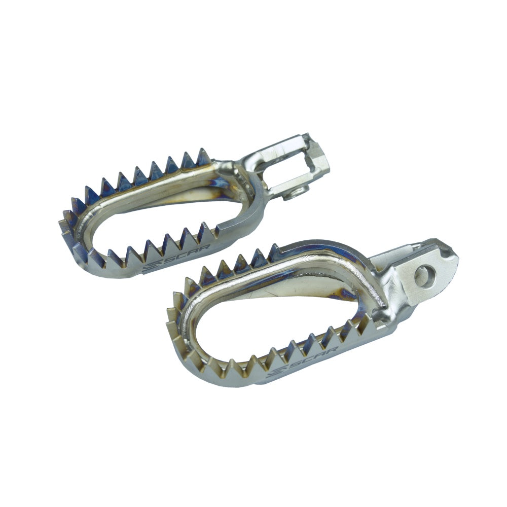 Scar Racing Pedane maggiorate in titanio GasGas 125 MC 2024-2026