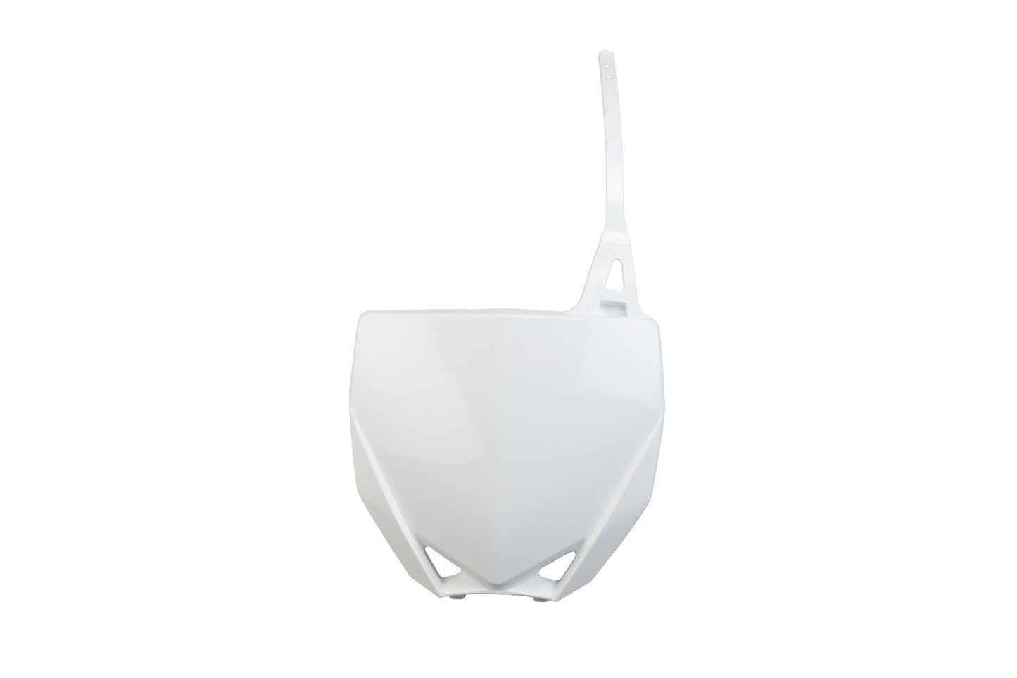 UFO Plast Tabella portanumero Yamaha YZ 85 2015-2026 anteriore Bianco