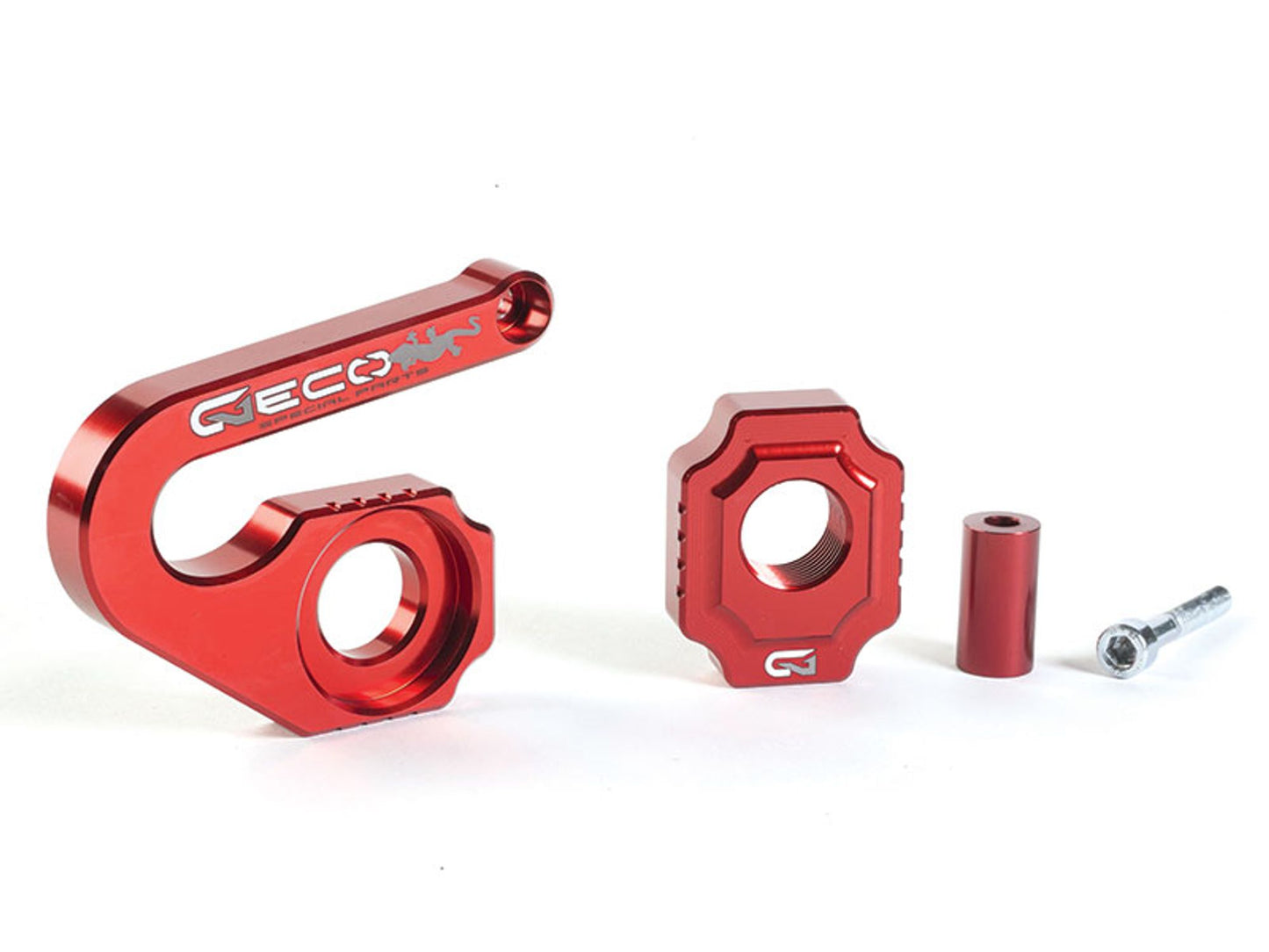 Racetech STAFFA SUPPORTO PINZA POSTERIORE GASGAS EC 125/200/250/300/450/MC 2010-2017 ROSSO