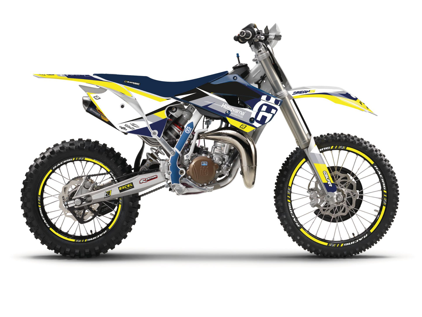Kit Adesivi Dream 5 Chrome Blackbird Husqvarna TC 85 2014-2017