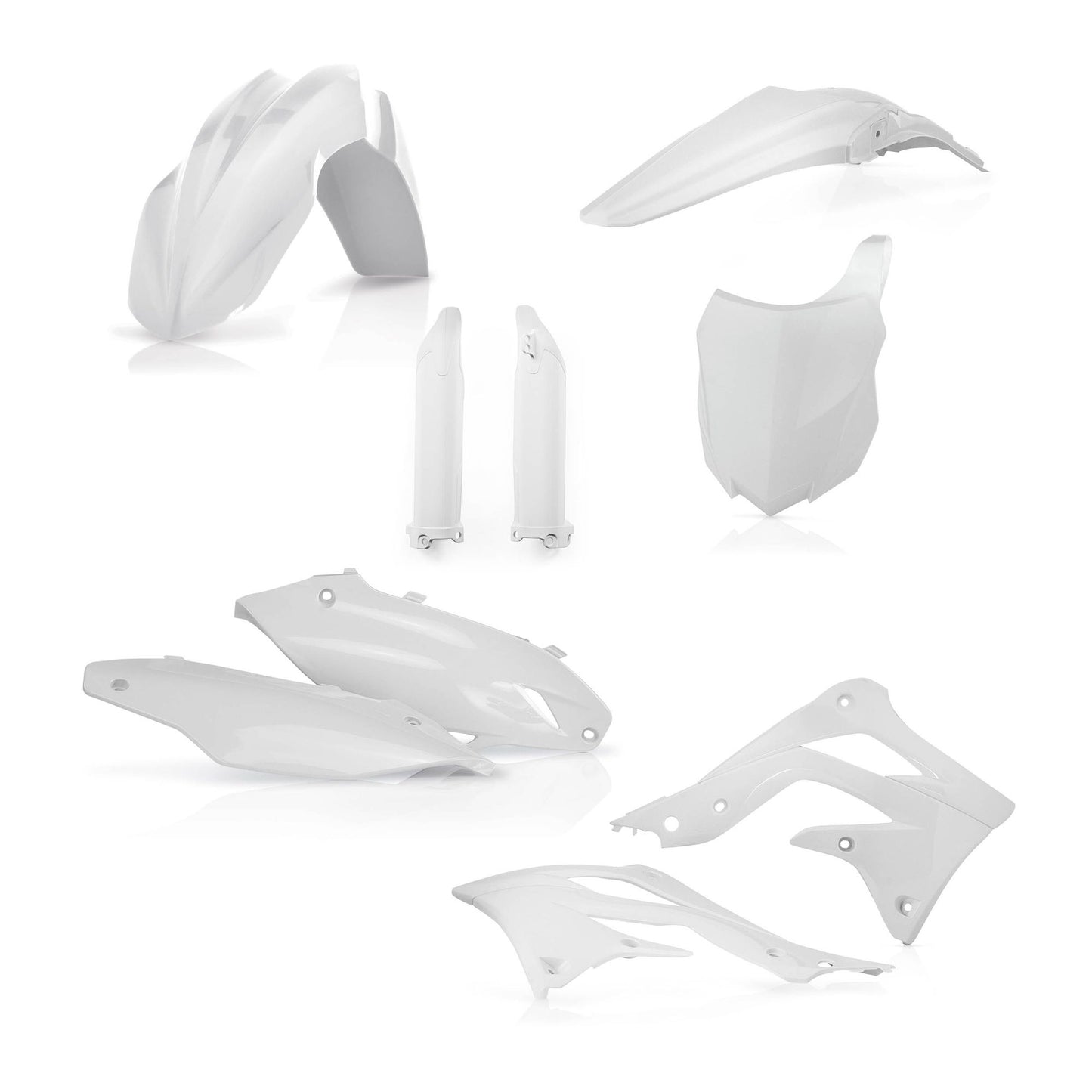 KIT PLASTICHE COMPLETO KAWASAKI KXF450 2013 ACERBIS BIANCO