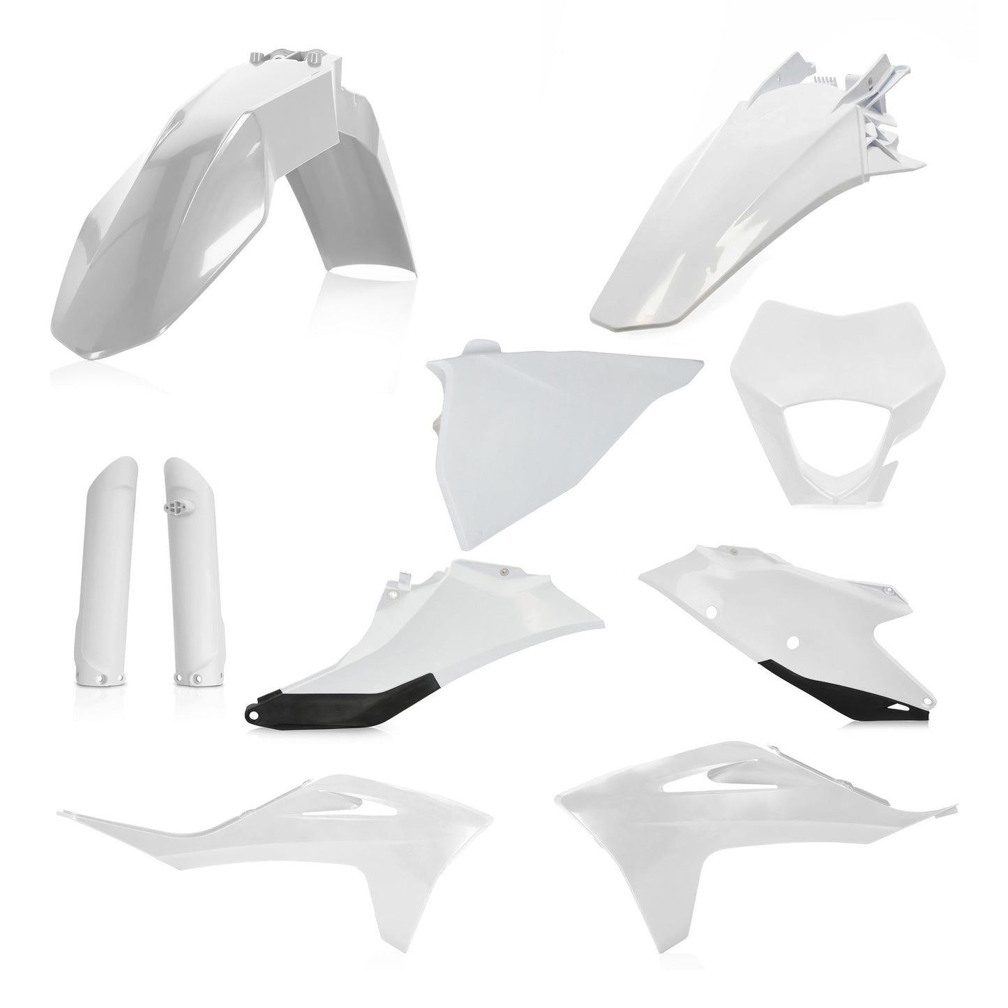 KIT PLASTICHE COMPLETO GASGAS EC/ECF21 ACERBIS BIANCO/NERO