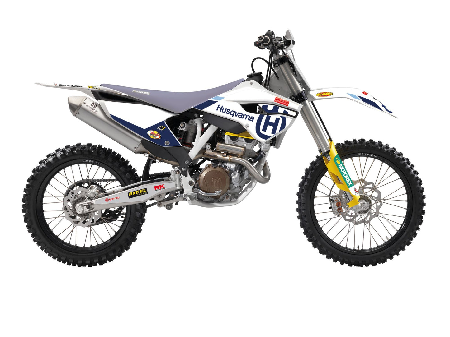 Kit Adesivi Replica Team Husqvarna Factory MxGP 25 Husqvarna TE 250 2014-2016