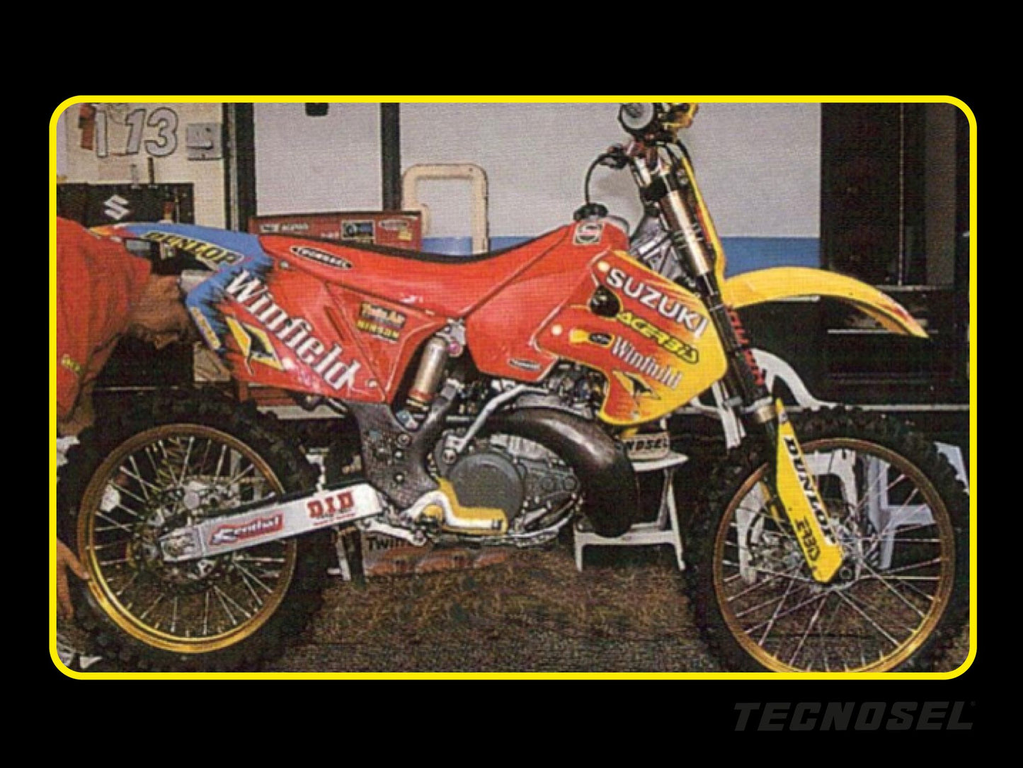 Kit Adesivi Replica Team Suzuki 1999 Blackbird Suzuki RM 250 1999-2000
