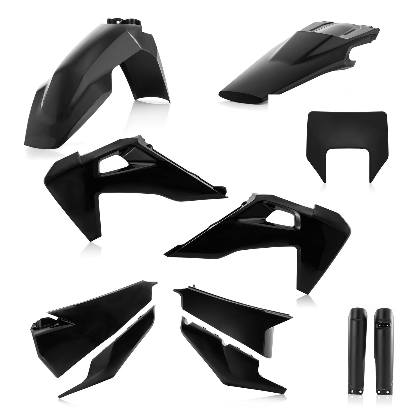 KIT PLASTICHE COMPLETO HUSQVARNA TE/FE 20 ACERBIS NERO