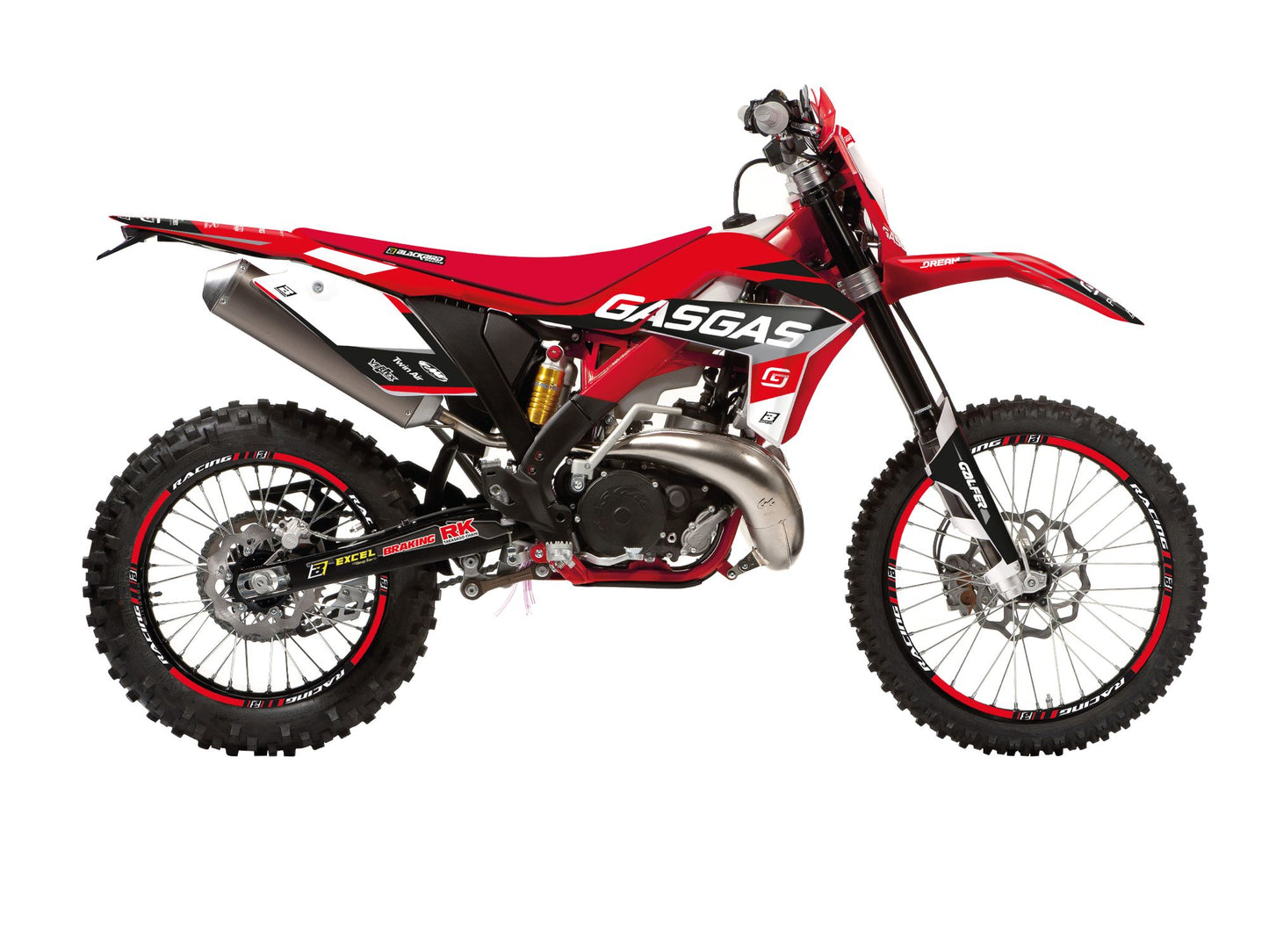 Kit Adesivi Dream 5 Chrome Blackbird Gas Gas ECF 450 2014-2017