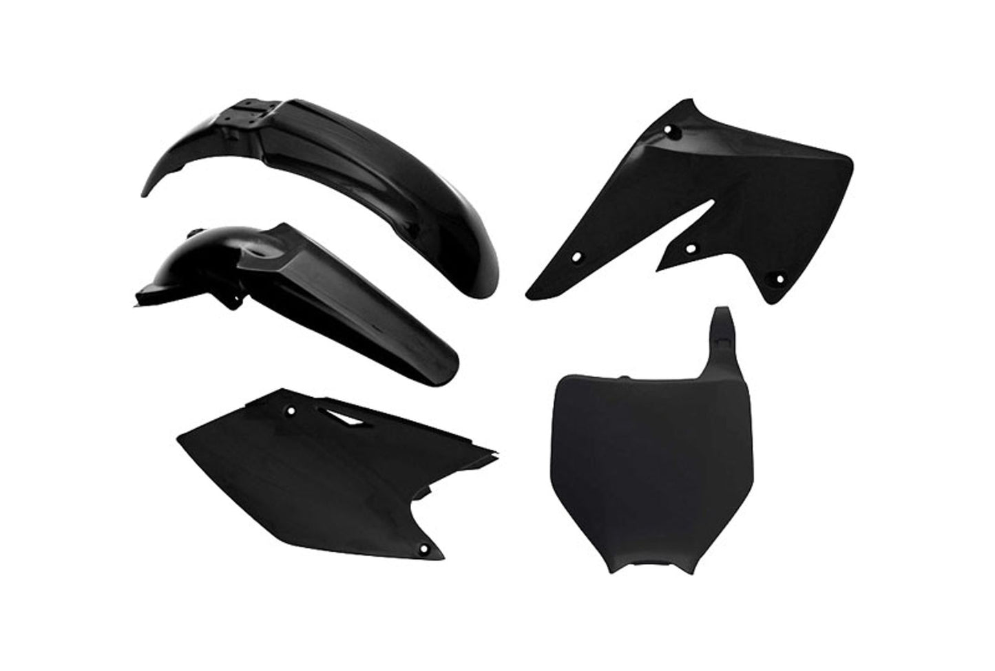 Kit Plastiche Racetech KAWASAKI KX 250 2004-2005 Kit Completo Enduro Motocross NERO