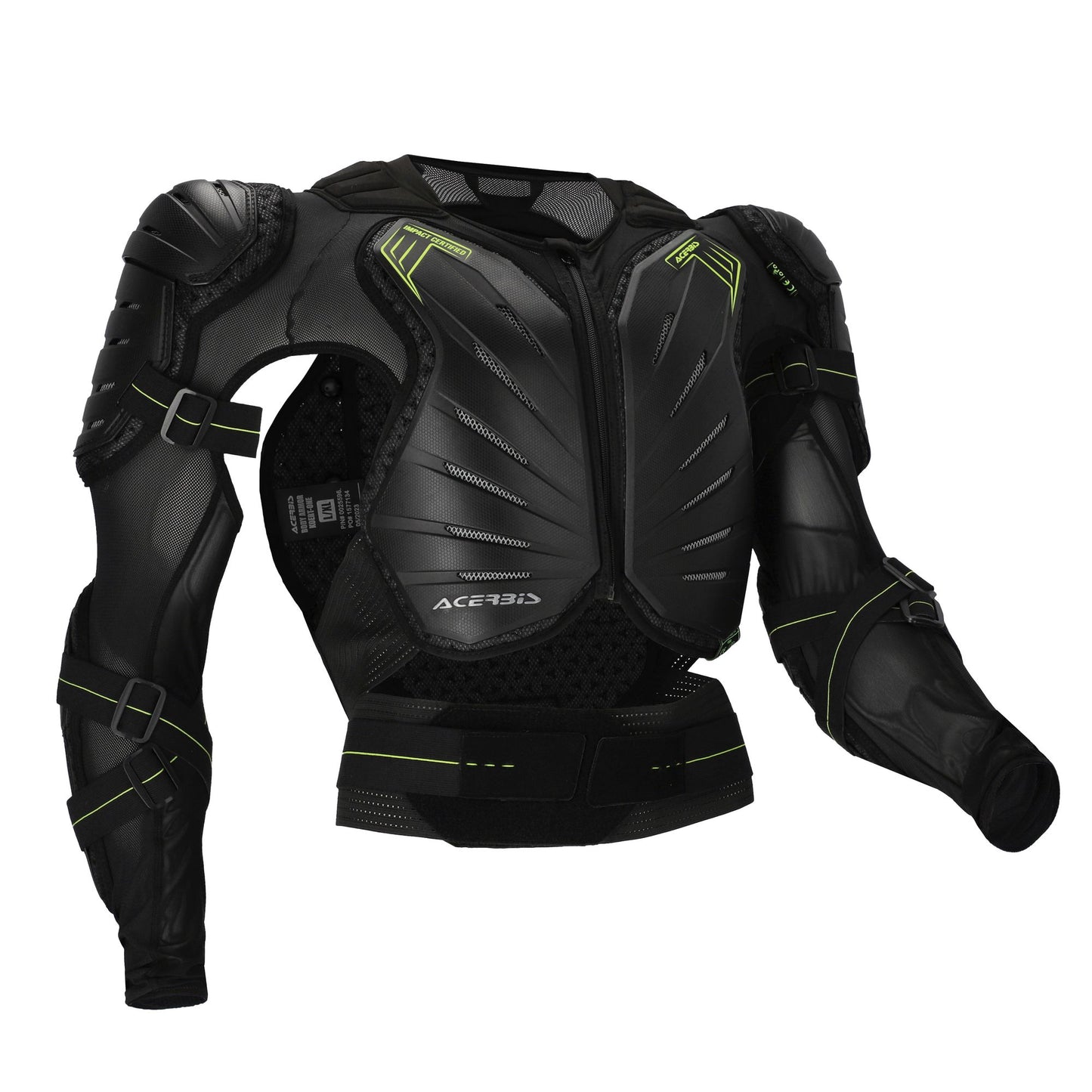 PETTORINA KOERT-ONE ACERBIS NERO/GIALLO S/M