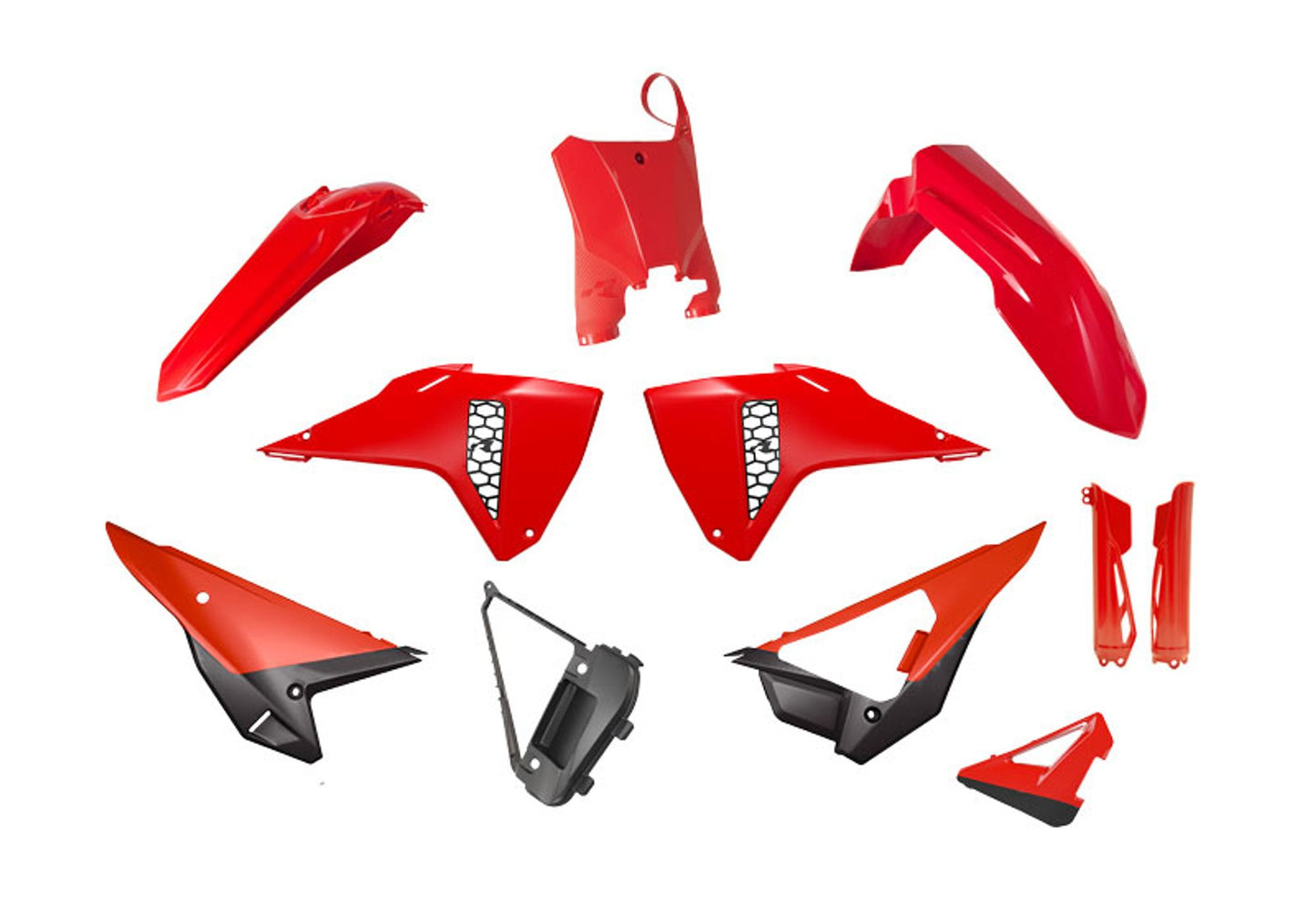 Kit Plastiche Racetech HONDA CRF 250/450 REVOLUTION CON PARASTELI 2025-2026 Kit Completo