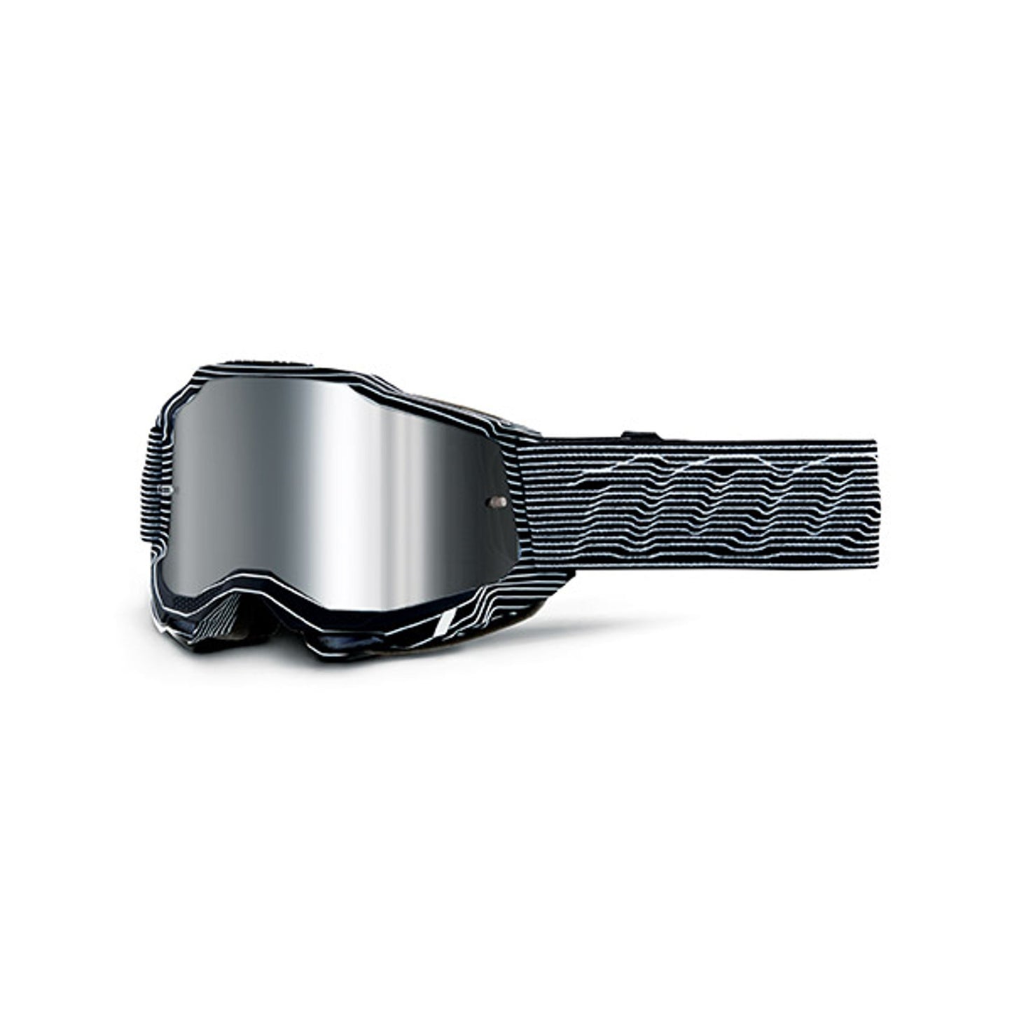 MASCHERA 100% ACCURI 2 SILO - LENTE A SPECCHIO ARGENTO
