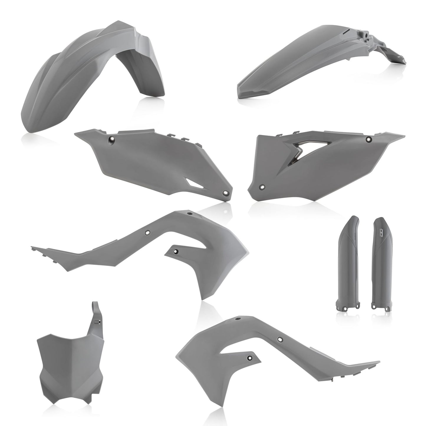 KIT PLASTICHE COMPLETO KAWASAKI KXF450 2019 ACERBIS GRIGIO