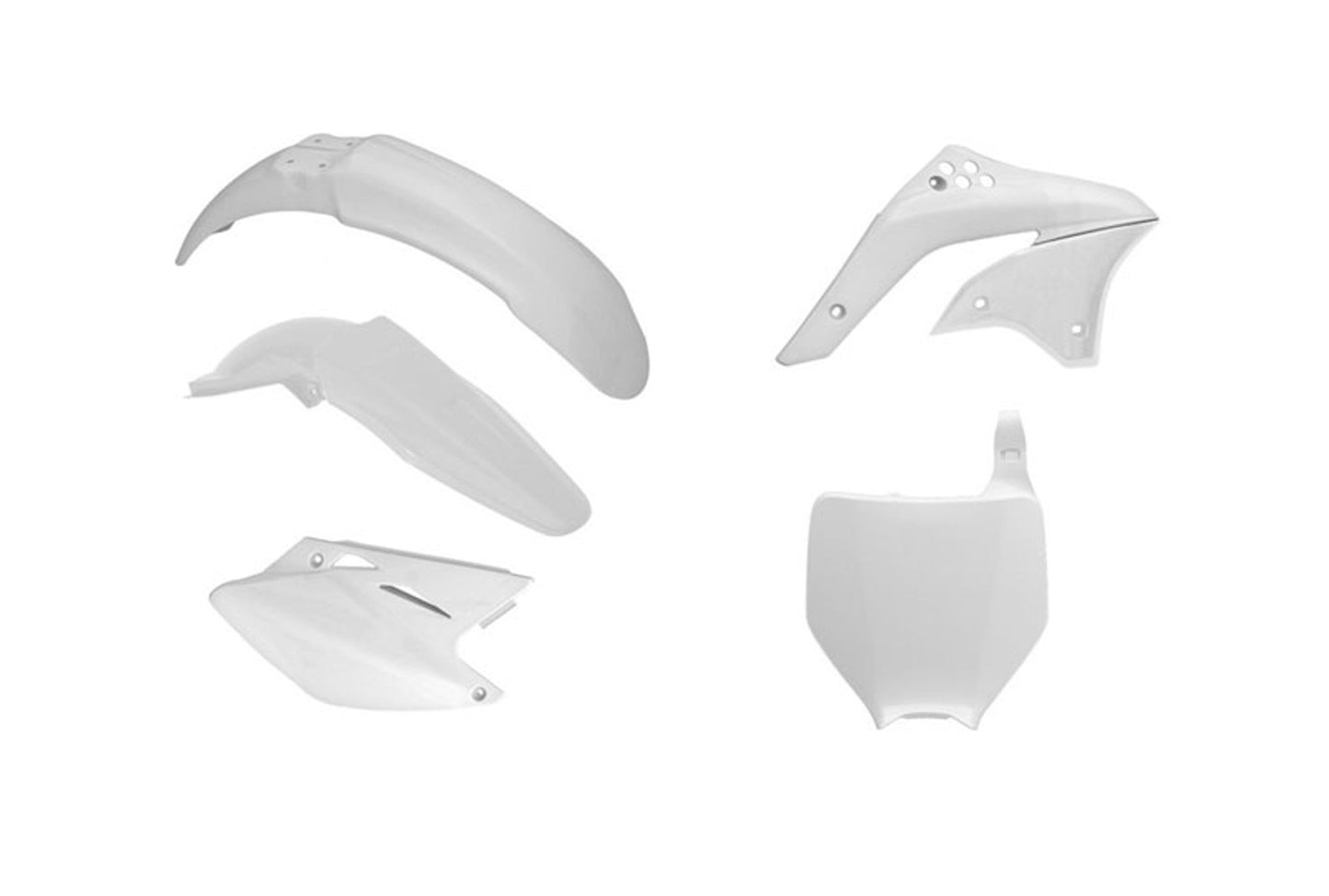 Kit Plastiche Racetech KAWASAKI KX 450 2006-2008 Kit BIANCO