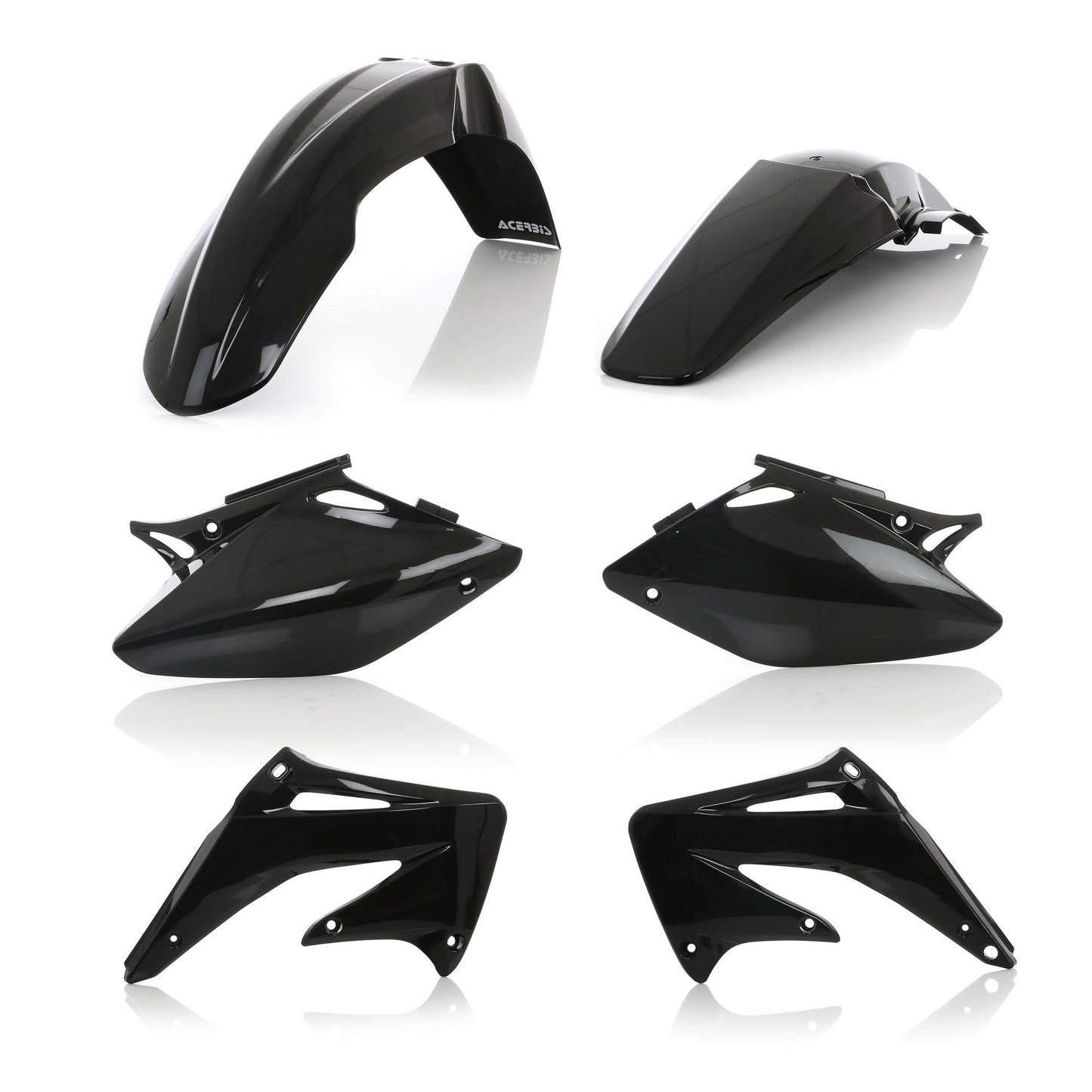 KIT PLASTICHE HONDA CRF 450R 04 ACERBIS NERO