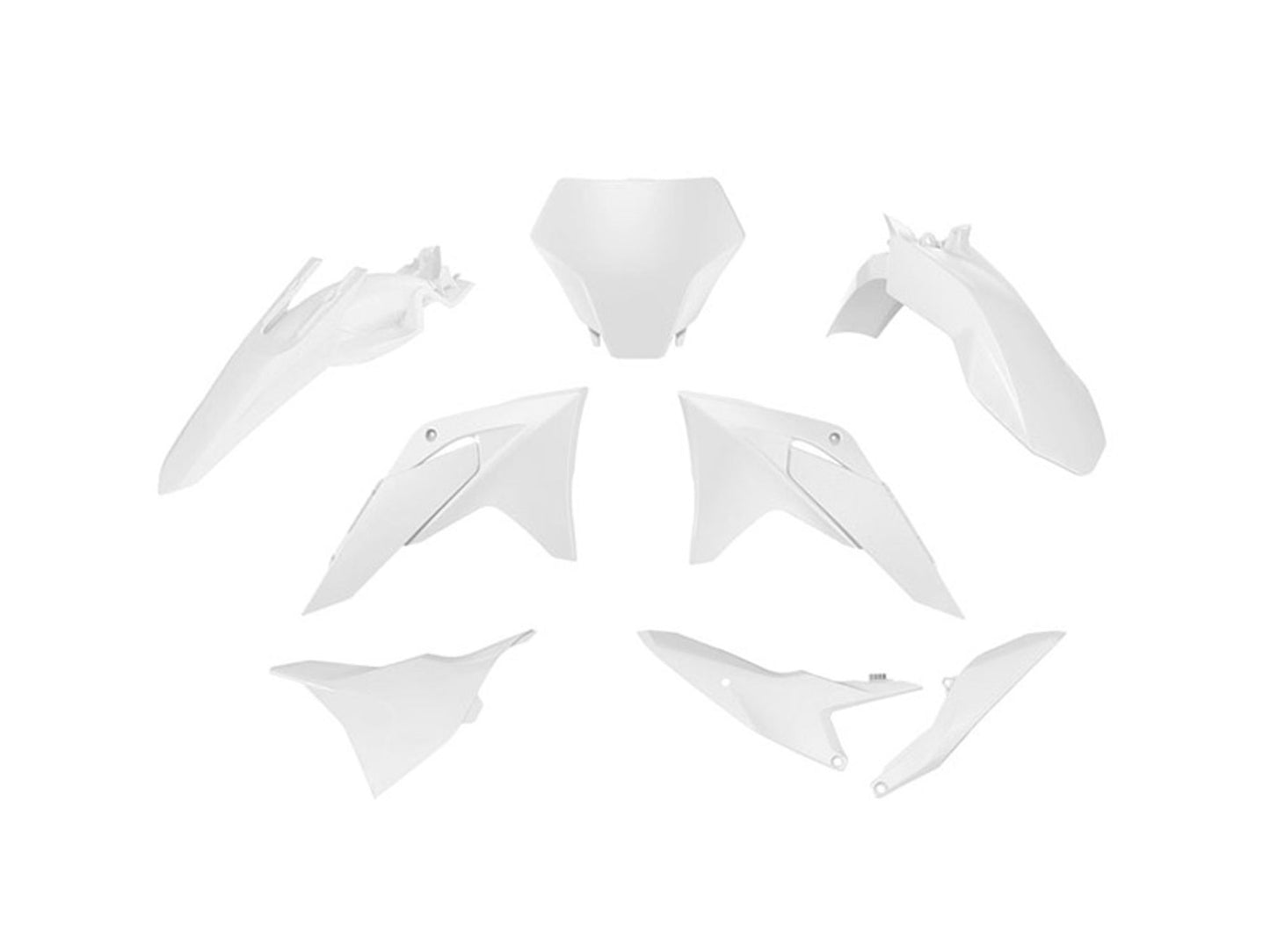 Kit Plastiche Racetech GASGAS MC 85 2025-2026 Kit Completo Enduro Motocross BIANCO