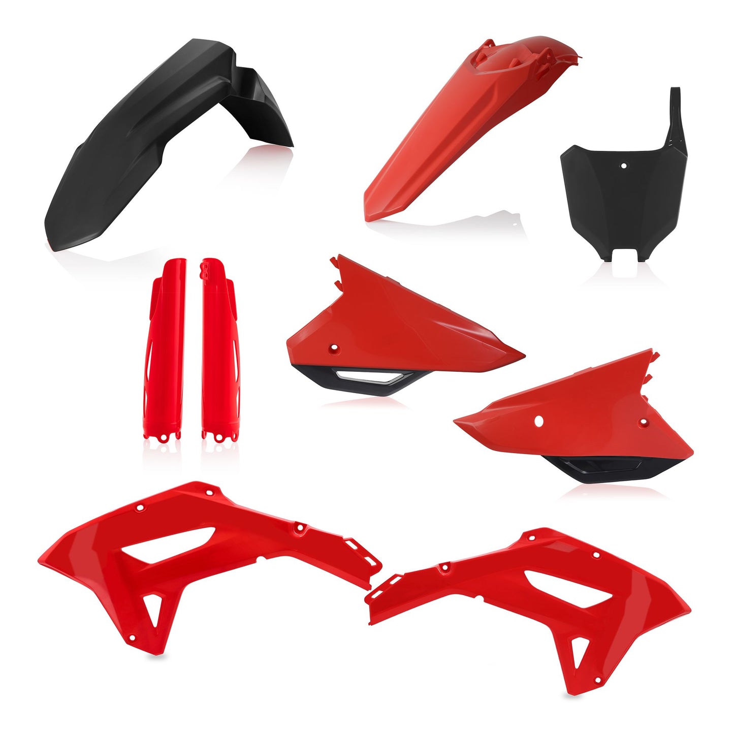 KIT PLASTICHE COMPLETO HONDA CRF450RX 21 ACERBIS NERO/ROSSO