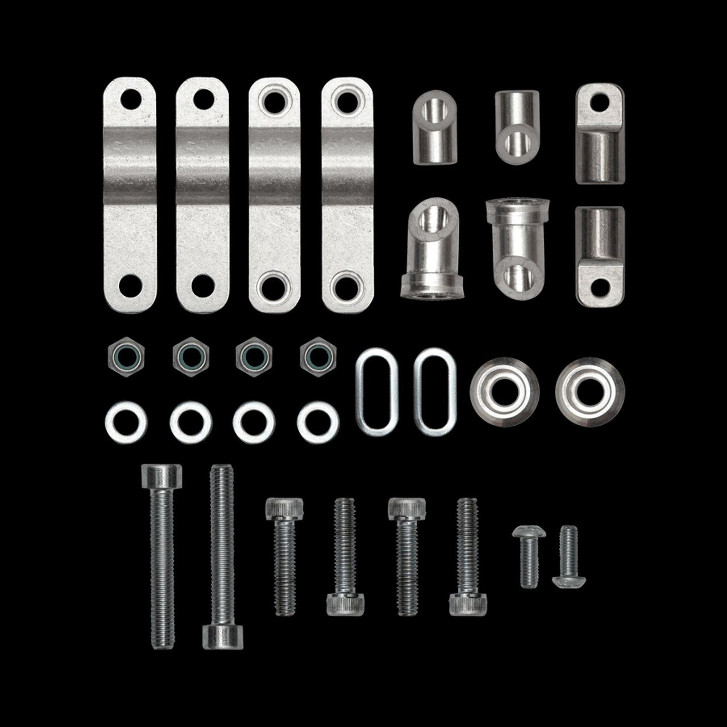 Kit montaggio paramani Circuit P4 per manubrio ferro 22 mm