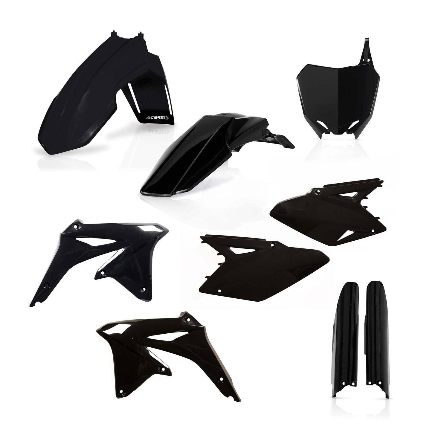 KIT PLASTICHE COMPLETO RMZ 450 08 ACERBIS NERO