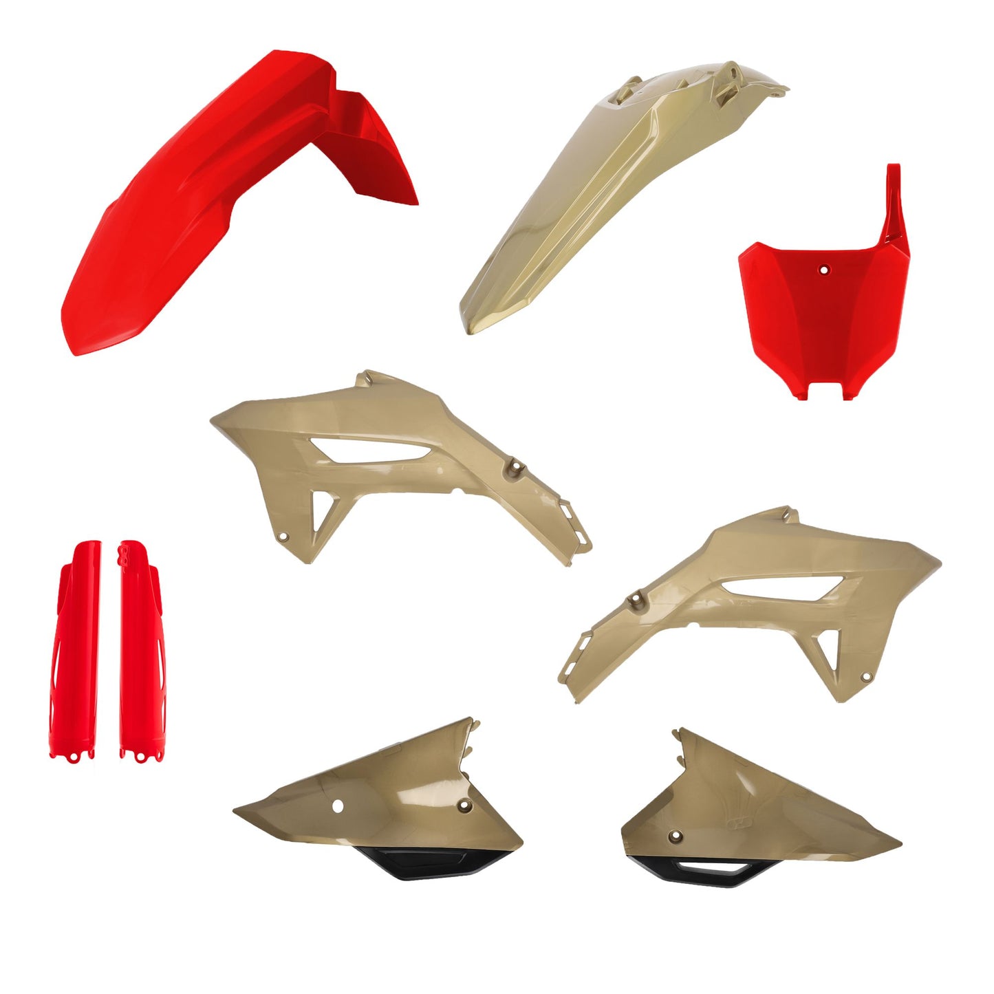 KIT PLASTICHE COMPLETO HONDA CRF450 2021 ACERBIS ROSSO/ORO