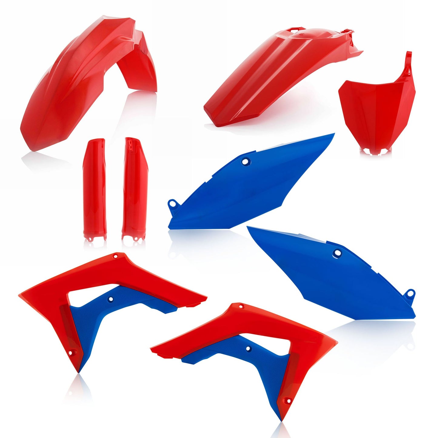 KIT PLASTICHE COMPLETO HONDA CRF450R 2017 ACERBIS ROSSO/BLU