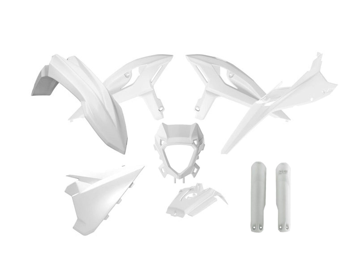 Kit Plastiche Racetech BETA RR 125/200/250/300/350/390 CON PARASTELI 2025-2026 Kit BIANCO-ROSSO BETA