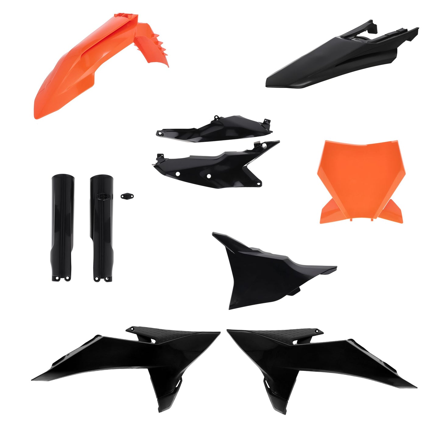 FULLKIT PLASTICHE COMPATIBILE PER K SXF 25 ACERBIS NERO/ARANCIONE