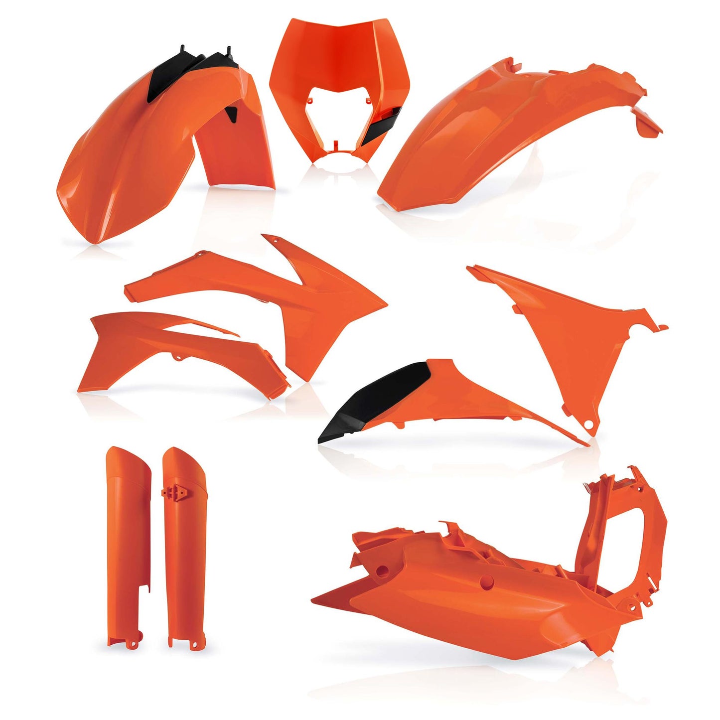 KIT PLASTICHE COMPLETO KTM EXC/EXCF 2012 ACERBIS ARANCIONE