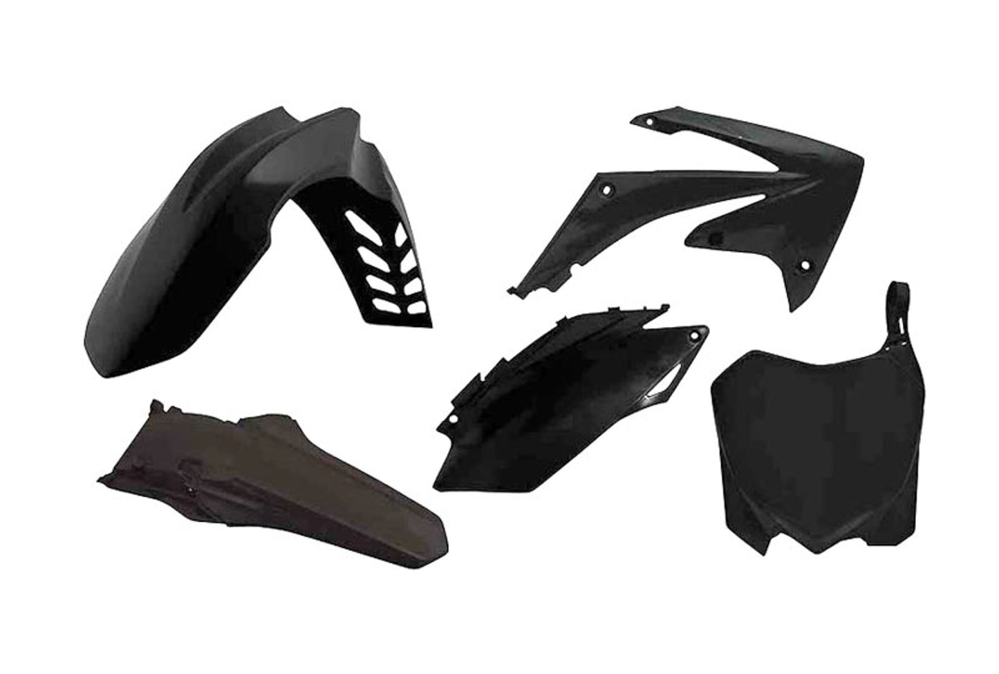 Kit Plastiche Racetech HONDA CRF 250/450 2011-2013 Kit Completo Enduro Motocross NERO