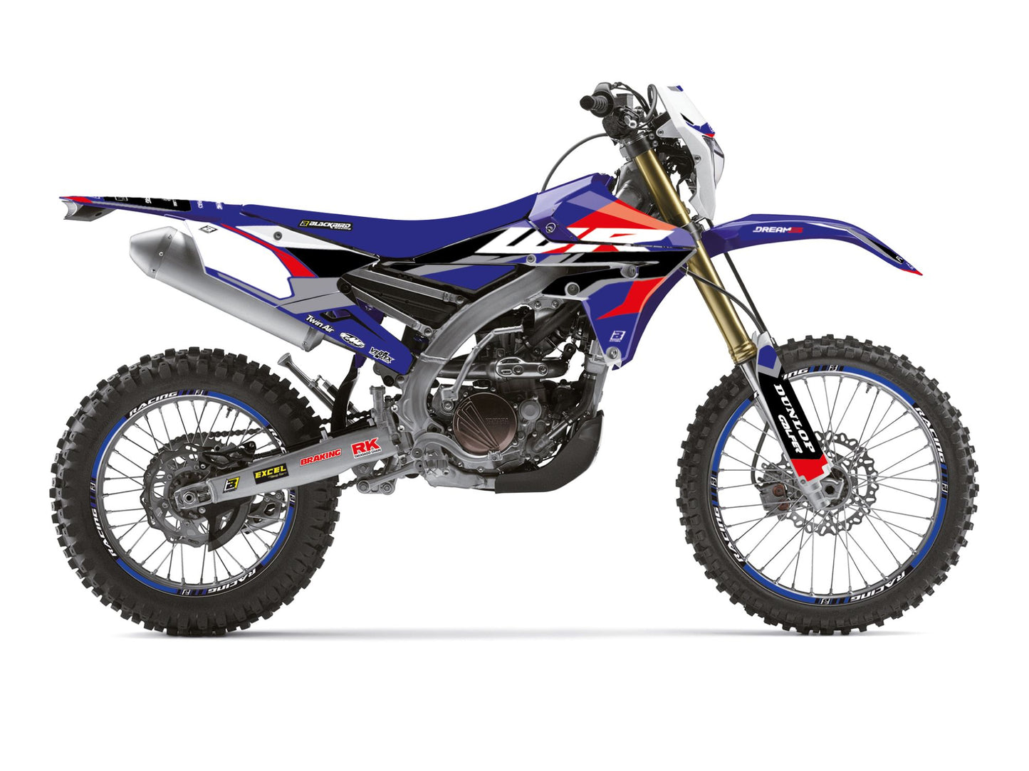 Kit Adesivi Dream 5 Blackbird Yamaha WRF 250 2015-2019