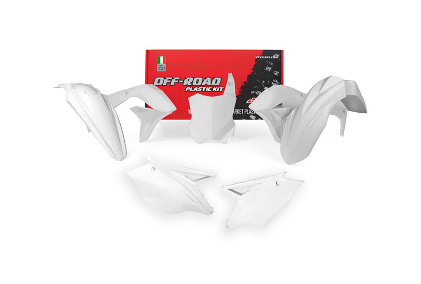 Kit Plastiche Racetech KAWASAKI KX 450 VERSIONE USA 2016-2018 Kit BIANCO