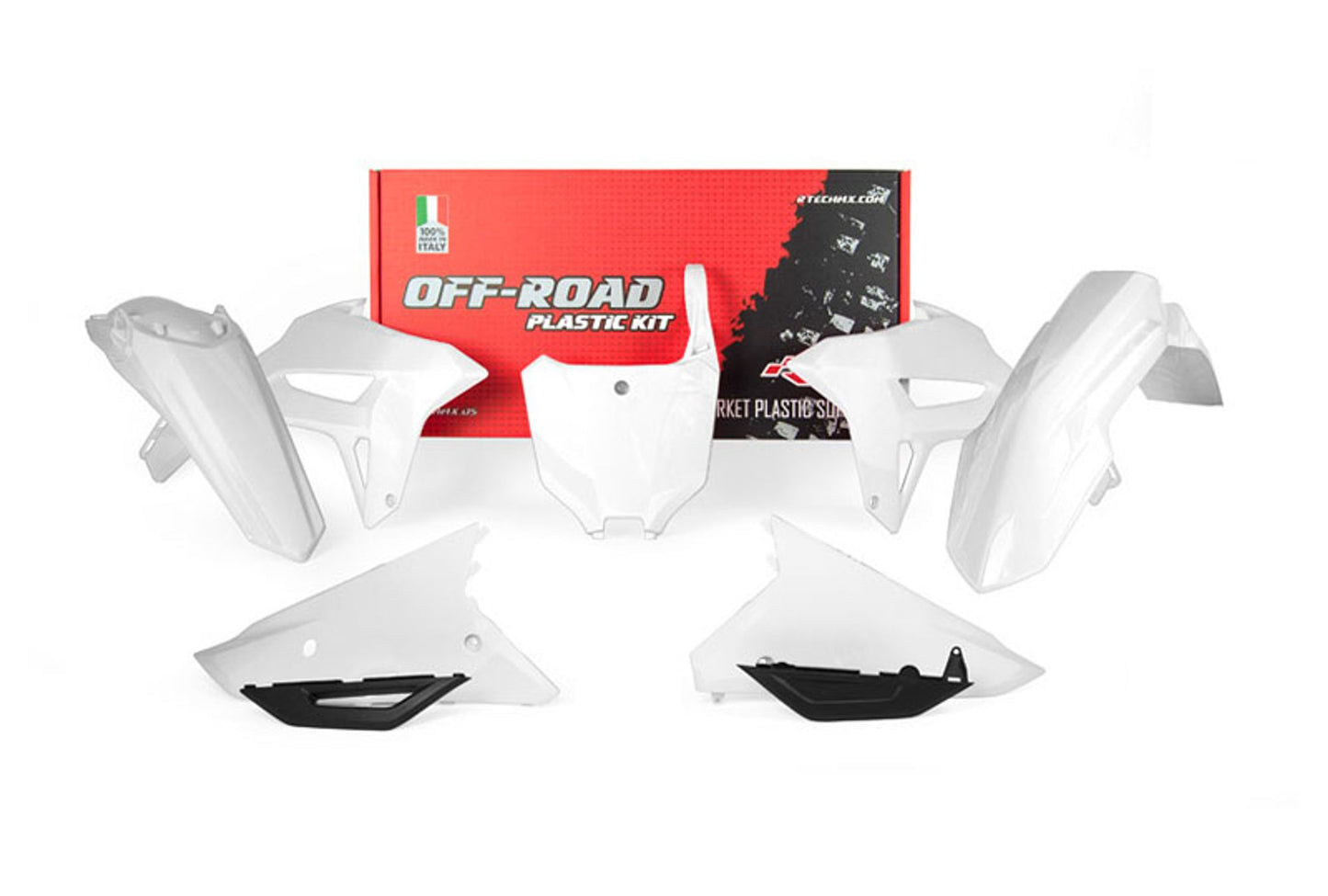 Kit Plastiche Racetech HONDA CRF 250/450 2021-2024 Kit Completo Enduro Motocross BIANCO