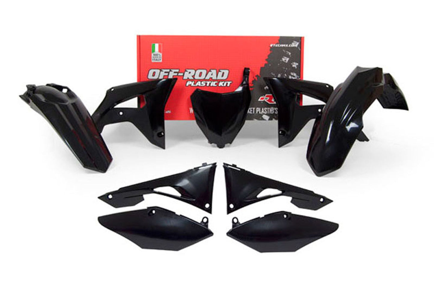 Kit Plastiche Racetech HONDA CRF 250/450 2017-2021 Kit Completo Enduro Motocross NERO