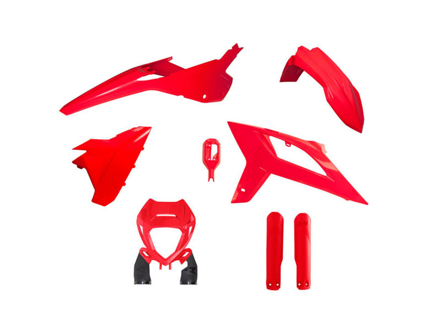 Kit Plastiche Racetech BETA RR 125/200/250/300/350/390/430/480 CON PARASTELI 2020-2022 Kit ROSSO BETA