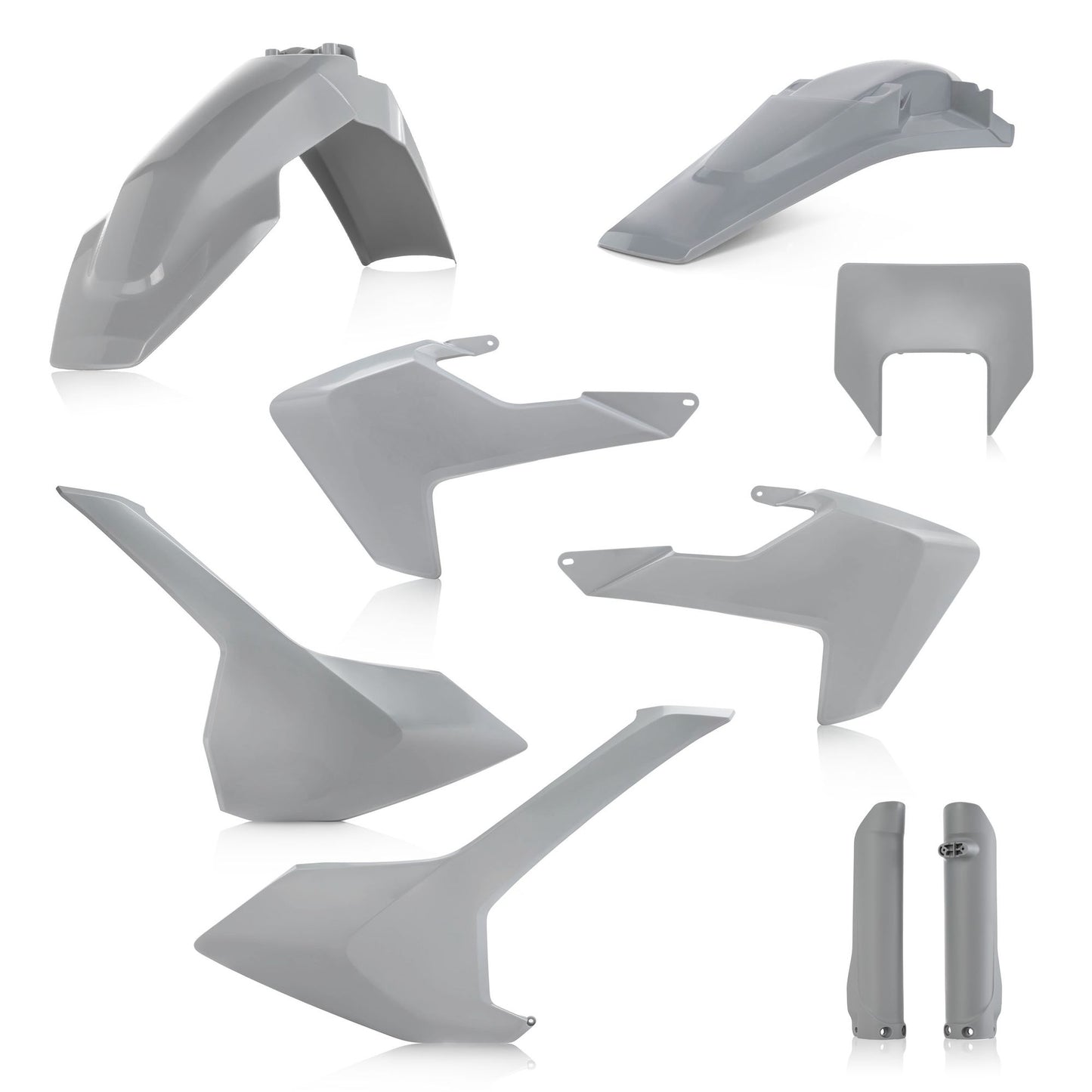 KIT PLASTICHE COMPLETO HUSQVARNA TE/FE 19 ACERBIS GRIGIO