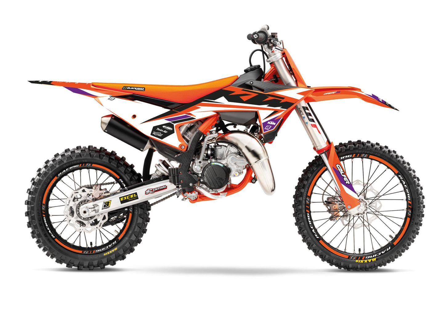 Kit Adesivi Dream 5 Chrome Blackbird Ktm SX 85 2025-2026