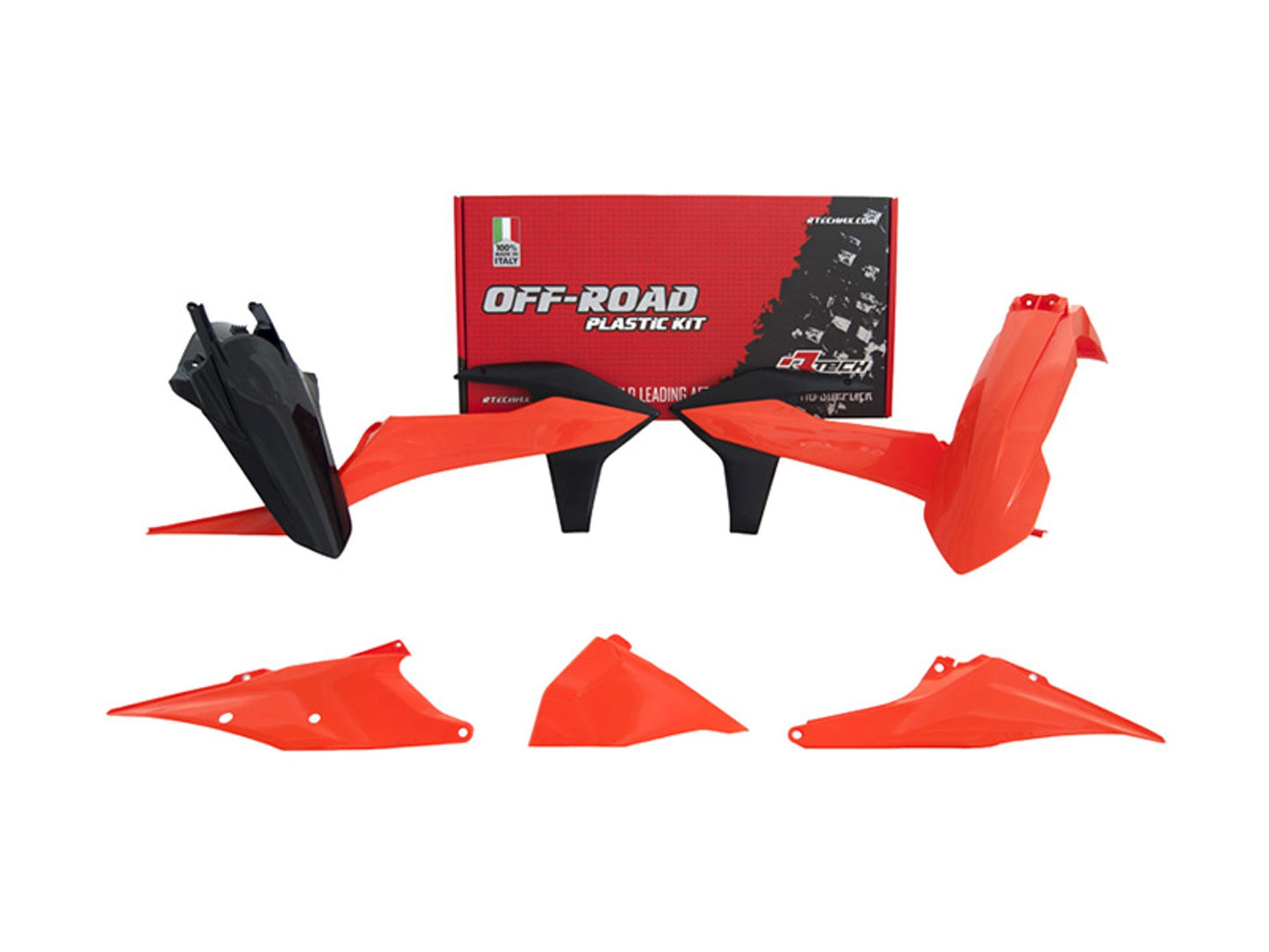 Kit Plastiche Racetech KTM 150/250/300/350/450/500 SENZA TABELLA ANTERIORE 2019-2023 Kit Completo Enduro