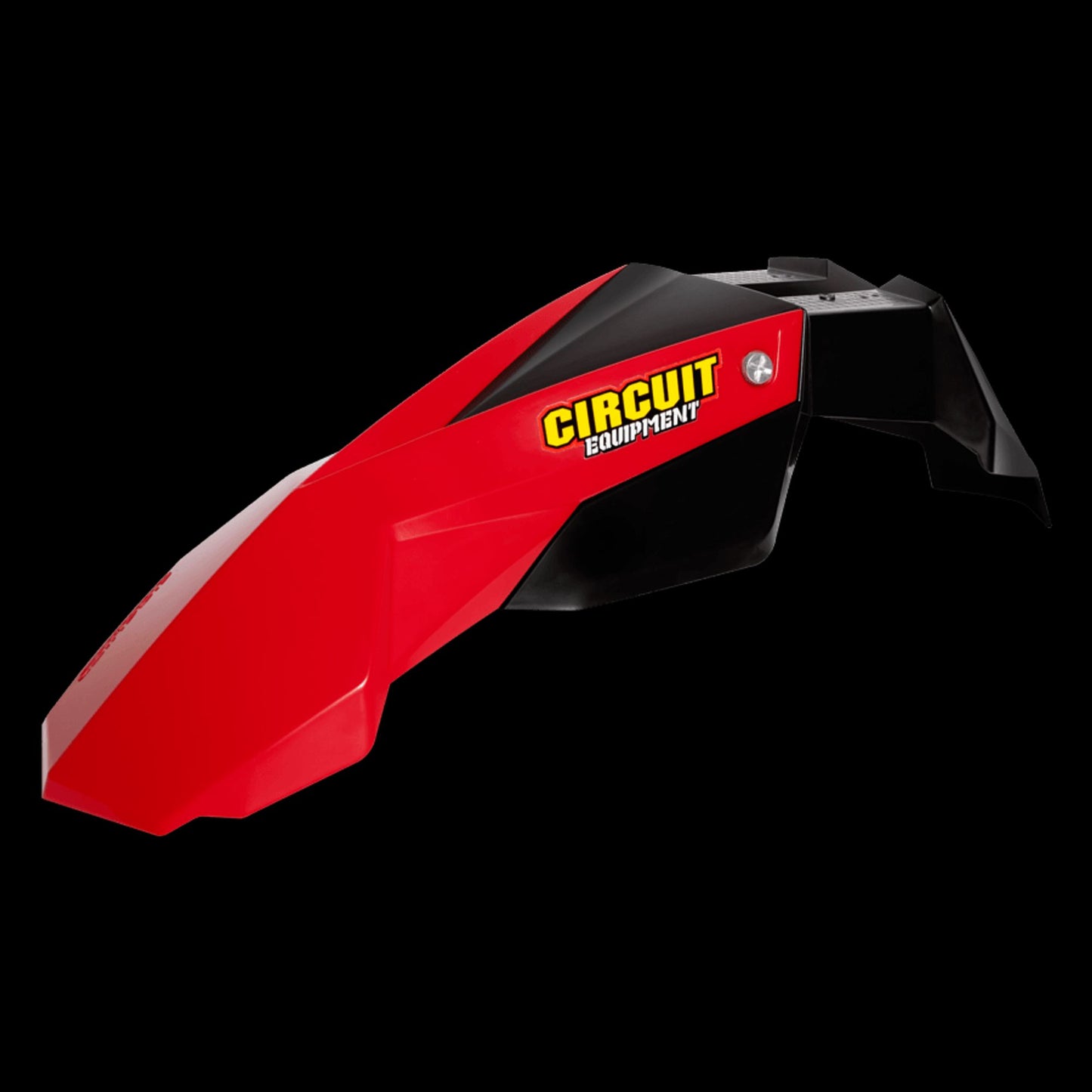Parafango anteriore Circuit Stealth nero / rosso