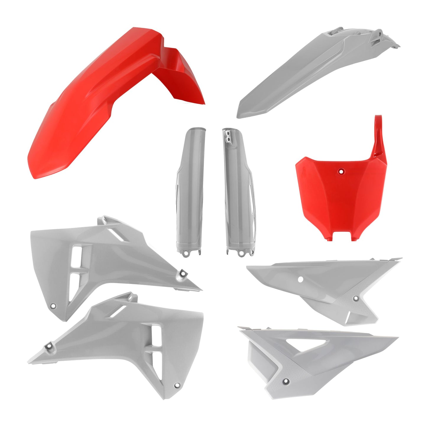 KIT PLASTICHE COMPLETO HONDA CRF450R 25 ACERBIS ROSSO/GRIGIO