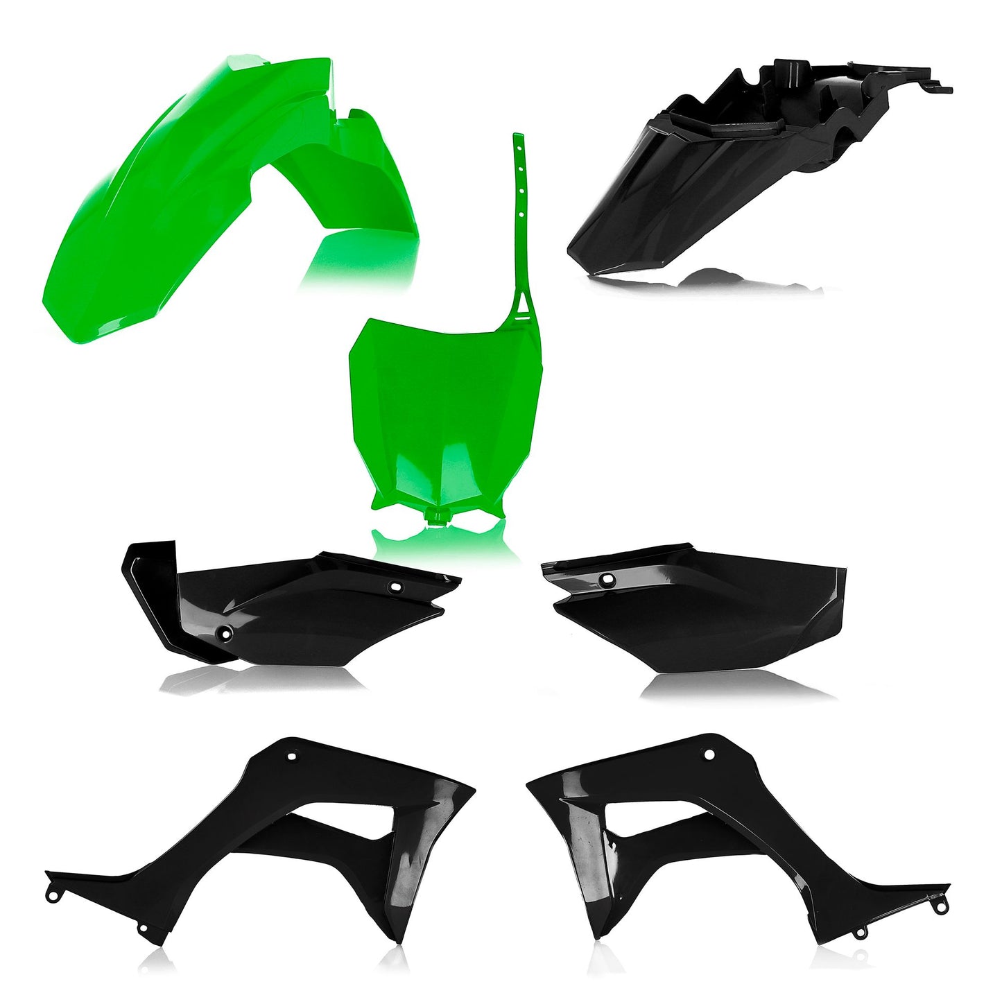 KIT PLASTICHE COMPLETO HONDA CRF110 19 ACERBIS VERDE/NERO