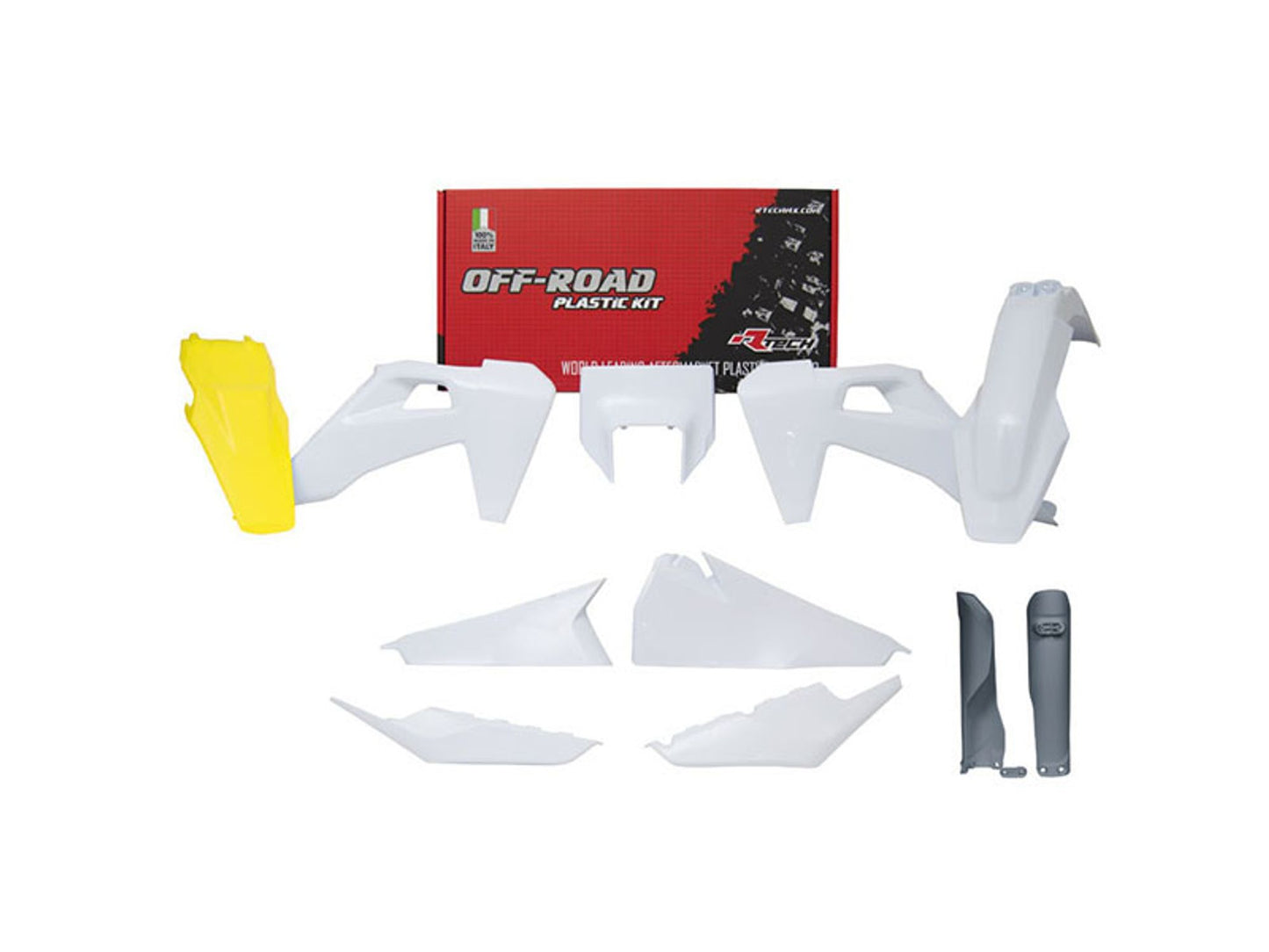 Kit Plastiche Racetech HUSQVARNA 150/250/300/350/450/501 CON PARASTELI 2020-2023 Kit Completo Enduro