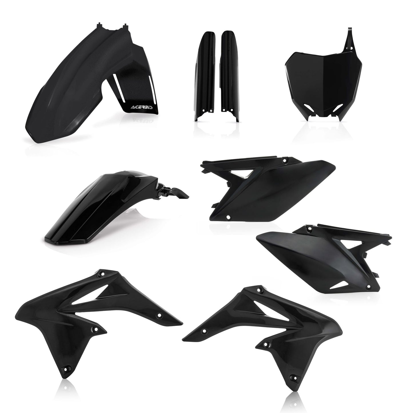 KIT PLASTICHE COMPLETO RMZ 250 2018 ACERBIS NERO