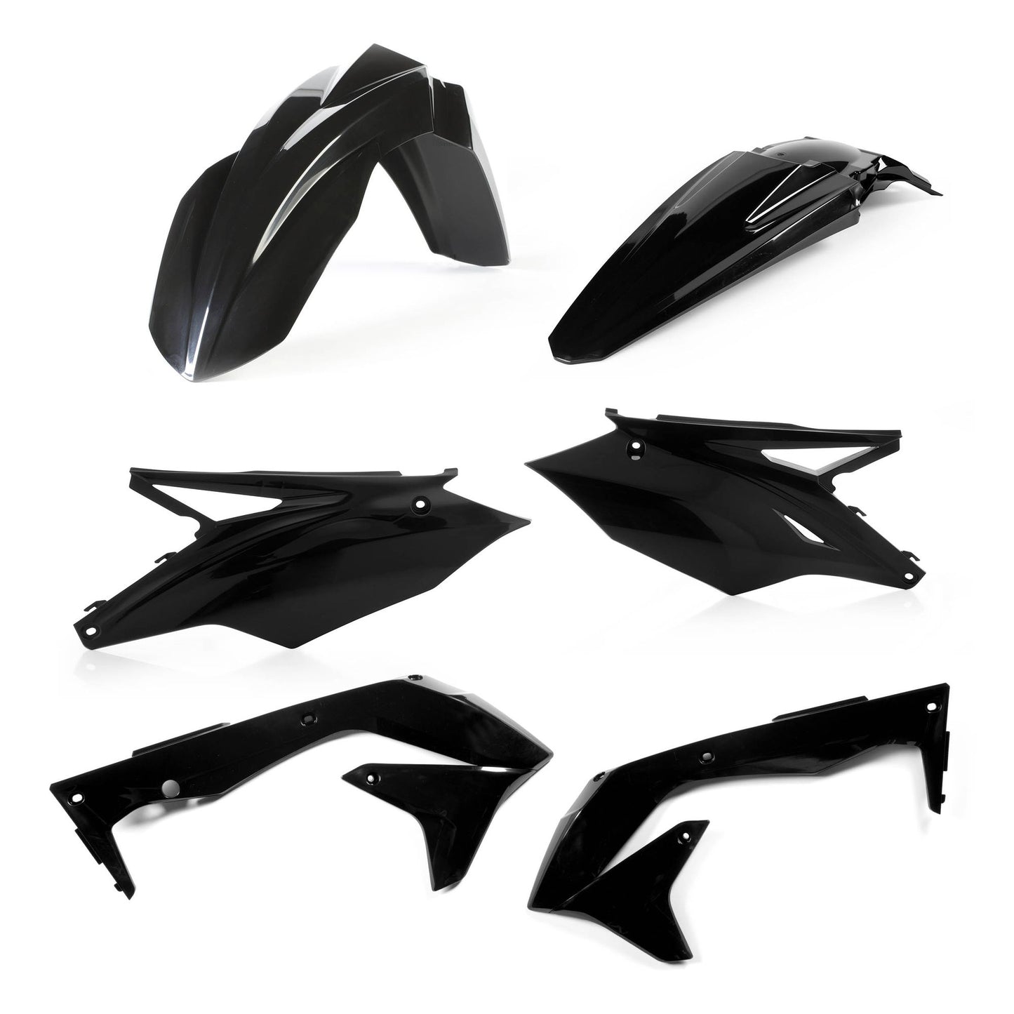 KIT PLASTICHE KAWASAKI KXF 450 2018 USA ACERBIS NERO