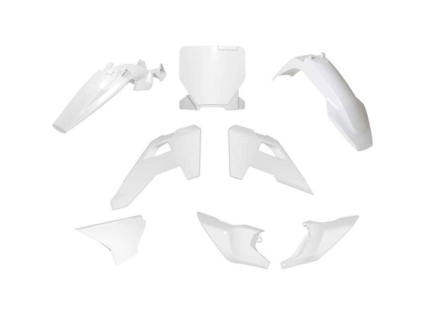 Kit Plastiche Racetech 6 PZ HUSQVARNA TC 85 2025-2025 Kit Completo Enduro BIANCO