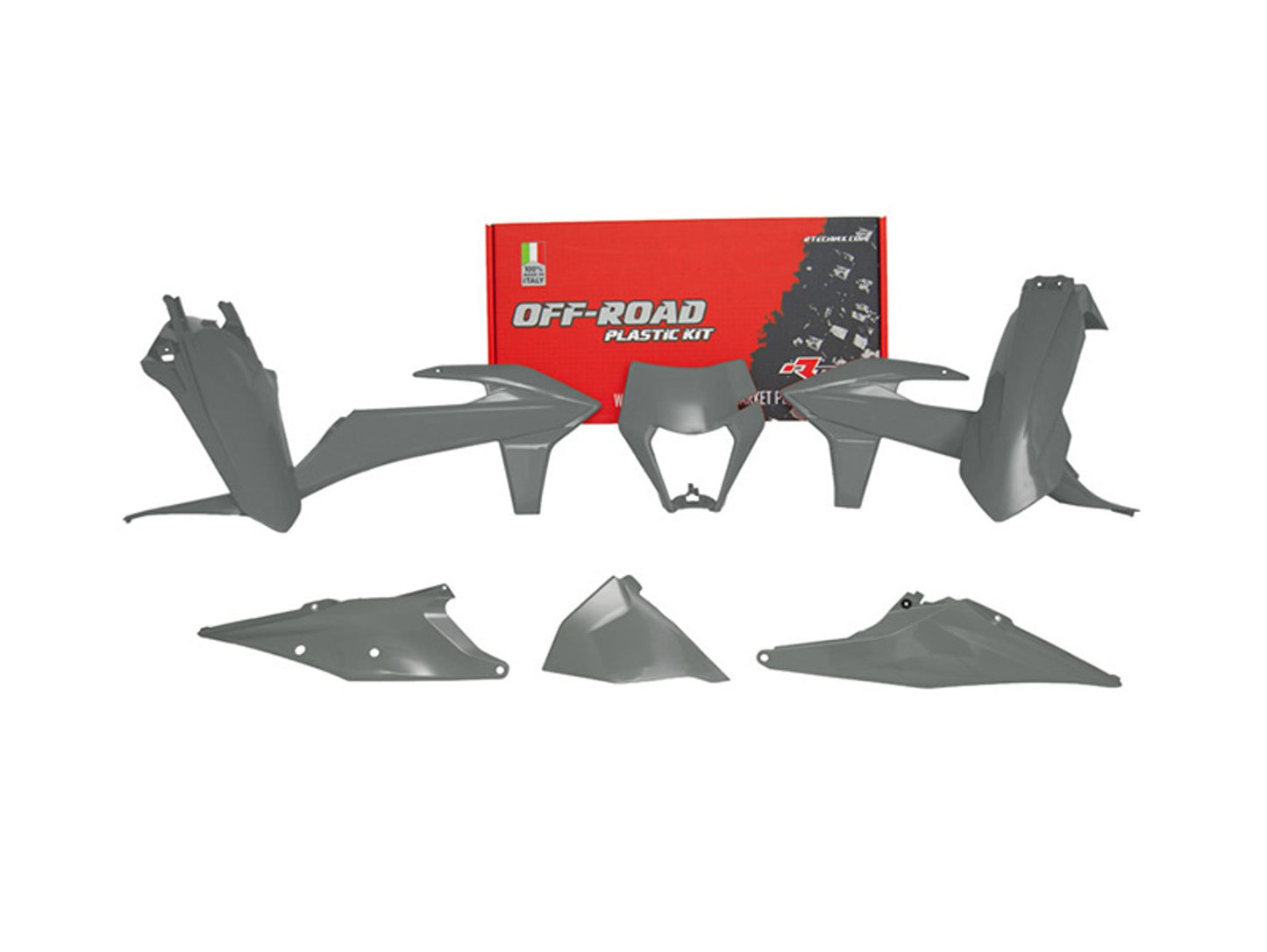 Kit Plastiche Racetech KTM 150/250/300/350/450/500 SENZA PARASTELI 2019-2023 Kit GRIGIO QUANTUM
