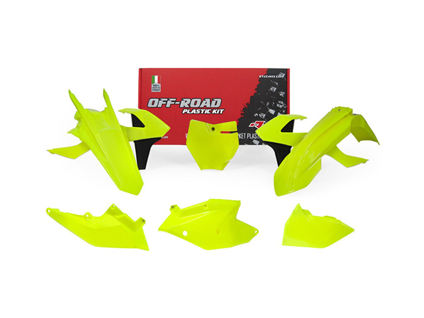 Kit Plastiche Racetech KTM 125/150/250/350/450 SENZA PARASTELI 2016-2018 Kit GIALLO NEON