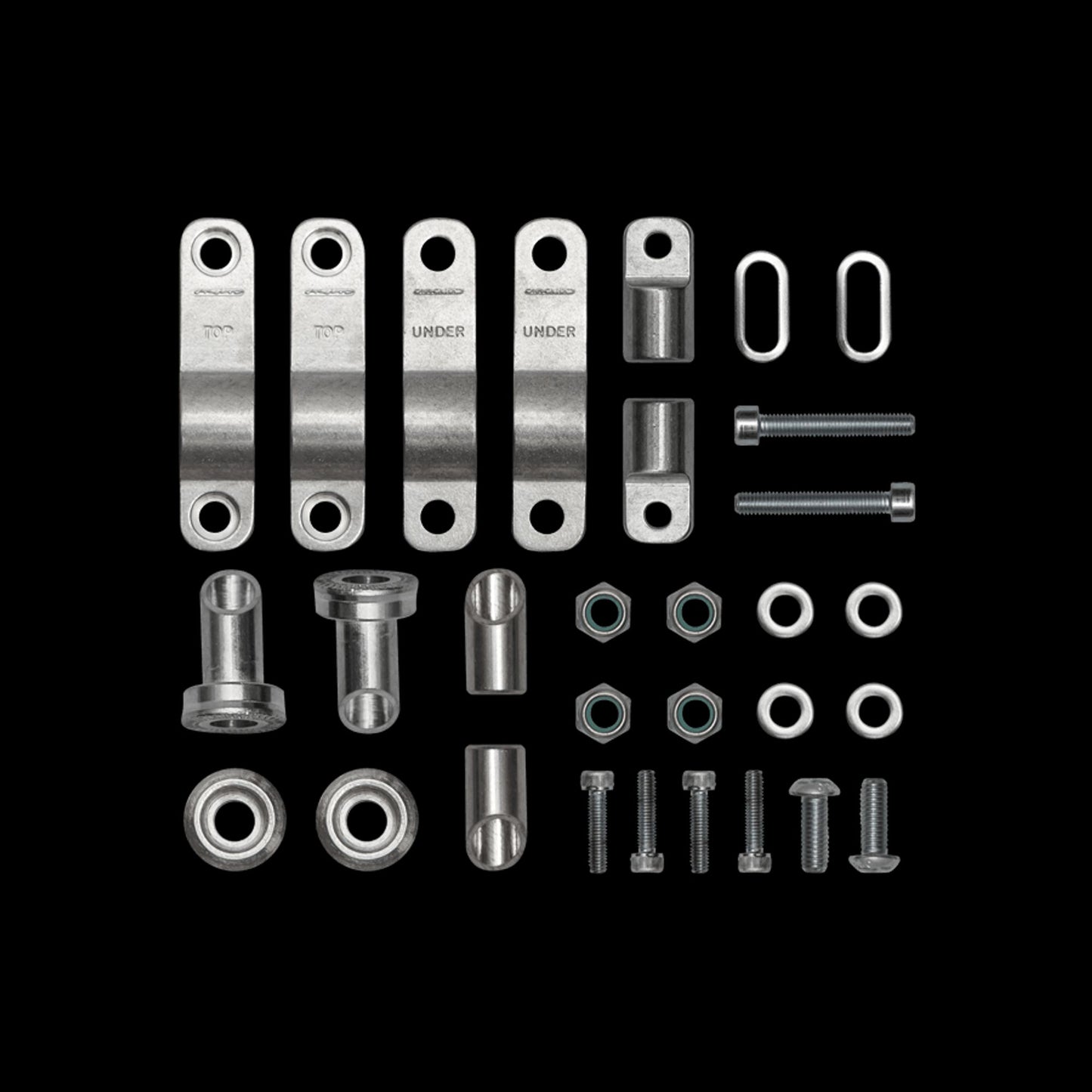 Kit montaggio paramani Circuit P4 per manubrio alluminio 22 mm