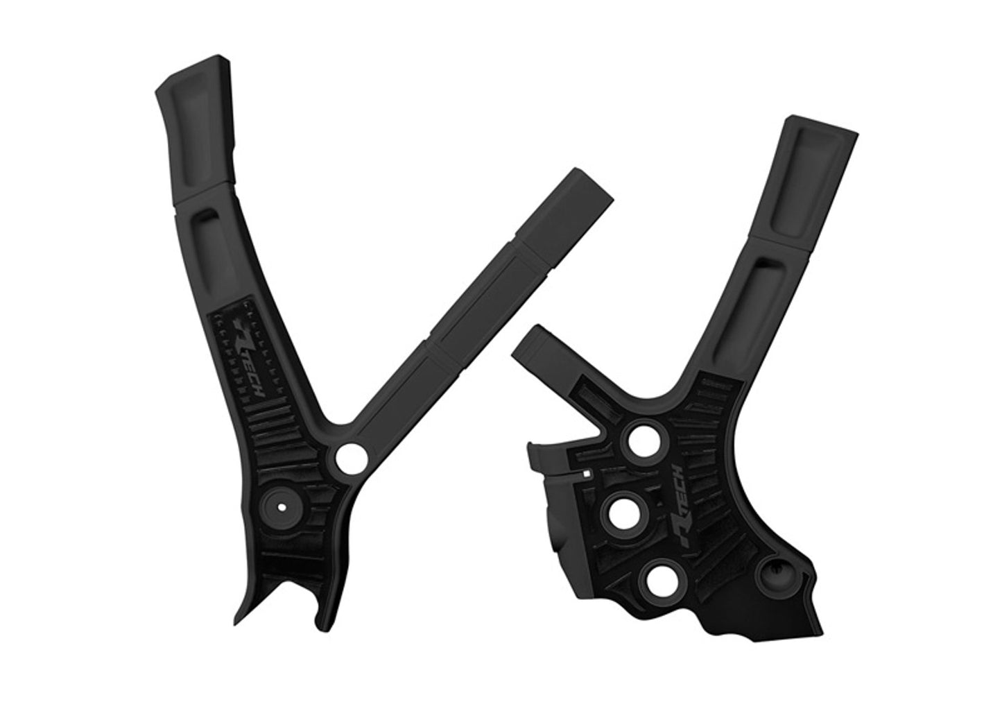 Racetech PROTEZIONE TELAIO BI-MATERIALE YAMAHA YZ 125/250 2005-2026 NERO