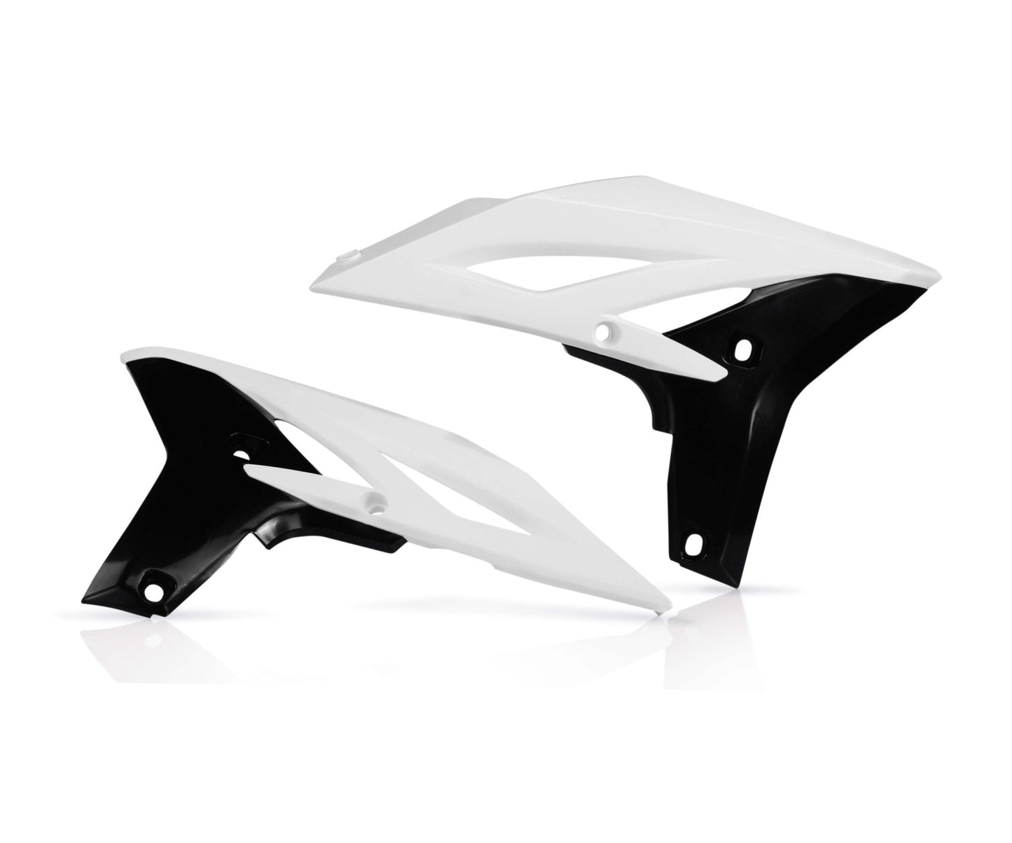 SPOILER RADIATORE YZF 250 10-12 ACERBIS BIANCO/NERO