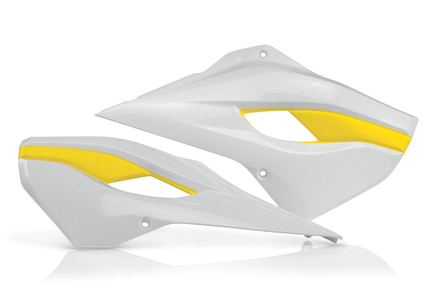 SPOILER DX SX HUSQVARNA 2014 ACERBIS BIANCO/GIALLO