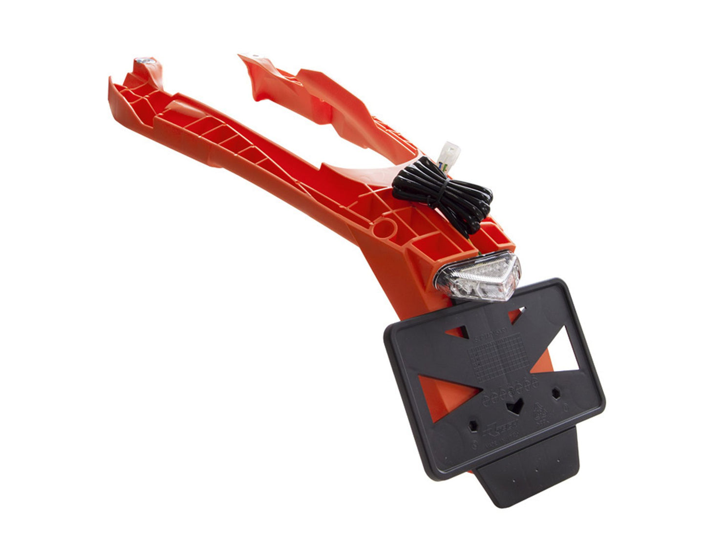 Racetech PORTATARGA INTEGRA KTM 250/300/350/450/500 STREET LEGAL 2024-2026 ARANCIONE KTM