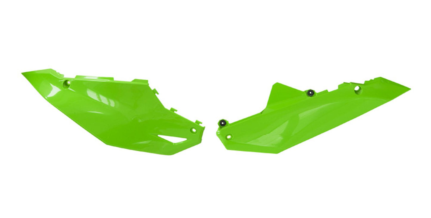 Tabelle Laterali Racetech KAWASAKI KX 250/300/450 2024-2026 VERDE FLUO